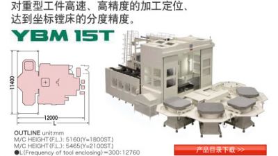日本安田PRECISION CENTER　YBM 15T